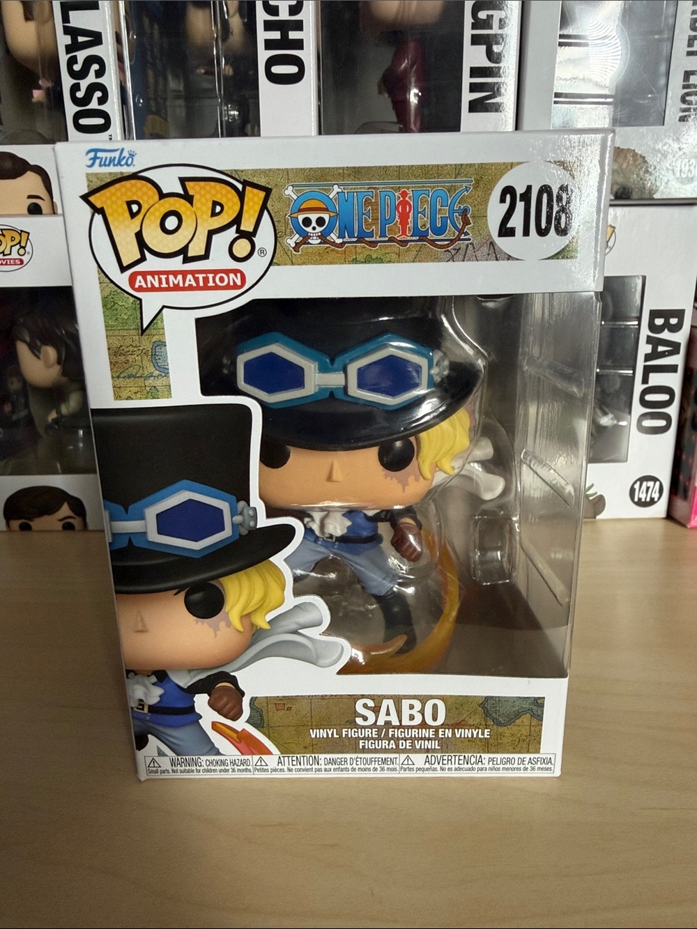 Funko Sabo Vinyl Figure - Black, Blue, Yellow